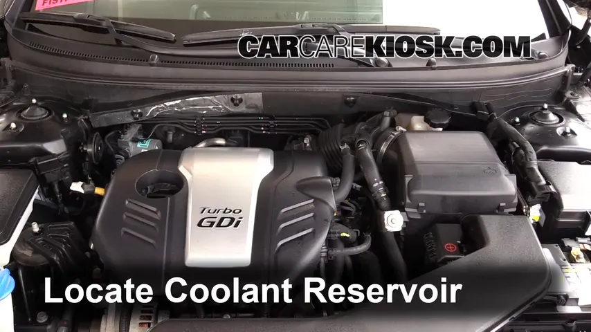 2016 Hyundai Sonata Eco 1.6L 4 Cyl. Turbo Coolant (Antifreeze) Fix Leaks